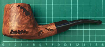 Lorenzo Titano shape 8687 Light brown spot carved finish